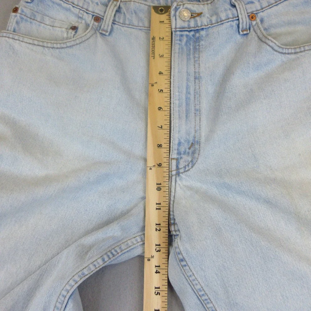Levi's 560 Jeans Mens W36 L30 Light Wash Blue Vintage 90s Loose Fit Tapered Leg